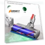 High Torque Direct Drive Roller Brush Head With Dust Display Light — Vacuum Attachments, Dyson