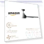 Thumbnail Smart 5-Blade Ceiling Fan with LED Light Kit — Ceiling Fan Wall Controls, East Grove Home