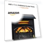 Thumbnail Electric Fireplace Space Heater with Flame Effect — Portable Heating Solutions, EZ-HEAT