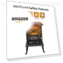 Thumbnail Electric Fireplace Space Heater with Flame Effect — Portable Heating Solutions, EZ-HEAT