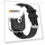 Thumbnail Silver Metal Connector Silicone Watch Band — Bands, Xiaomi