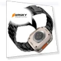 Thumbnail Three Beads Titanium Alloy Metal Watch Band — Bands