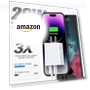 Thumbnail 3Pack 20W Dual Port USB C Wall Charger — Chargers, DelTucci