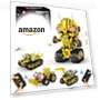 Thumbnail 5-in-1 STEM Robot Building Kit — Interactive Figures & Robots, AKWME