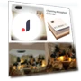 LED Illuminated Castle Desk Calendar 2025 with Touch Switch and Notepad — Desk Calendars, Stationeries