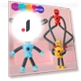 Transforming Robot Toy with Suction Cup — Construction Kits, VividTrove