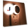 Round Night Light with Plug-in Night Sensor — Night Lights, TOP-MALL-001