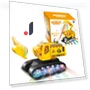 Electric Excavator Toy Robot — Construction Kits, Featured toys