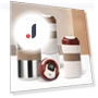 Ceramic Inner Coffee Cup with Smart Display — Beverage Warmers, Binchi Fitness