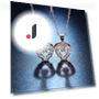 Ocean Heart Smart Pendant Necklace — Smart Jewelry, Lucky Star Jewelry