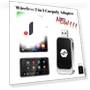 Wireless CarPlay 2 in 1 Android Auto Apple CarPlay Adapter Mini AI Box — Car Accessories & Gadgets, World Auto Parts
