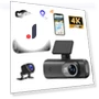 4K UHD Front and 1080P Rear Dash Cam — Rearview Cameras for Cars, World Auto Parts