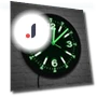 Modern Design LED Neon Wall Clock — Clocks, Factory Discount Outlet