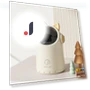 Mini Smart Trash Can with Display — Kitchen Cans, Simple and warm