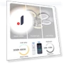 Smart Ceiling Fan with Light — Ceiling Fans & Accessories, Rainbow Rain