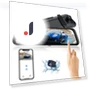 4K WiFi Mirror Dash Cam — Rearview Cameras for Cars, JOHO