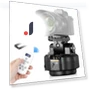 AI Smart Face Motorized Rotating Panoramic 2-Axis Gimbal Head — Tripod Heads, SOONPHO