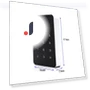 Autonomous RFID Keyboard Access Controller — Access Control Keypads, Scalloped Ocean