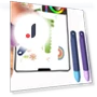 Universal Capacitive Stylus with Anti-Roll Protection — Styluses & Digital Pens, EDC Toy