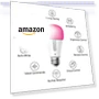 Thumbnail Full Color Changing Dimmable Smart WiFi Light Bulb — LED, Kasa Smart
