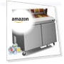 Thumbnail Commercial Refrigerator Sandwich Salad Prep Table — Sandwich Makers & Panini Presses