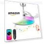 Thumbnail Modern Retractable Ceiling Fan with Lights and Remote Control — Ceiling Fan Lighting Solutions, Dr.Light