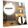 Thumbnail Modern LED Floor Lamp with Remote Control — Standing Lights, Qaubauyt