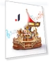 3D Puzzle Wooden LED Music Box — Educational, TAKUMIYA