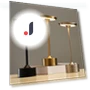 Desk Lamp with Touch Control — Study & Desk Lighting, Blackcurrant
