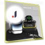 Magnetic Wireless Charger with Colorful Touch Night Light and Alarm — Chargers, Best Electronics