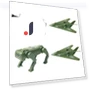 Military Stealth Drone Bionic Robot Dog — Construction Kits, Treasure Chest For Children