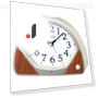 Table Clock Alarm Clock Analog Automatic Lighting by Light Sensor — Clocks, Seiko