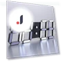 Silent Digital Wall Clock — Wall, VantaGoods