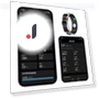 Smart Ring with Display Screen and Touch Health Manager — Smart Rings, Good Household Items