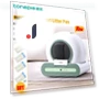 Automatic Self-Cleaning Cat Litter Box — Waste Bins, Rainbow Rain