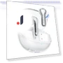 Clear Wireless Bluetooth Earbuds — In-Ear Headphones, KAYOMART Electric