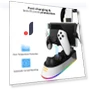 Portable Charging Station with Headset Holder — Accessories, Mystic Mart