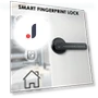 Smart Fingerprint Door Lock Handle — Smart Home Security, DC-HOME Textile
