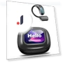 AI Translator Earbuds — Language Translators, Junmaocun
