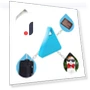 Bluetooth Anti-Lost Tracker Alarm Key Finder GPS Locator — Item Locators, flower 01