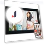 HD Digital Photo Frame with Wood Texture — Digital Frames, Holland Ham