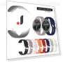 Silver Strap with Silicone Buckle — Bands, Agood