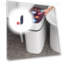 Smart Induction Trash Can with Lid — Kitchen Cans, Serene Greens
