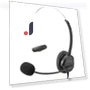 SmartComm USB Headset with Single Earpiece — Bluetooth Headsets, KAYOMART Electric