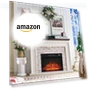 Thumbnail Flip Top Electric Fireplace with Mantel — Entertainment Furniture, Aitjunz