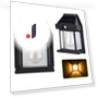 Motion Sensor Solar Wall Lights — Outdoor Security & Flood Lighting, JIOUjitang