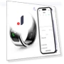 Smart Ring with Display Screen and Touch Health Manager — Smart Rings, Good Household Items
