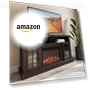 Thumbnail Traditional 58" Rustic TV Stand with Electric Fireplace Heater — Stands, BELLEZE