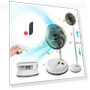 Camping Fan with Auto Head Rotation and Remote Control — Portable Cooling Solutions, JOHO