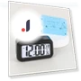 Silent Smart Alarm Clock with Large Temperature Display — Alarm, WoW Home